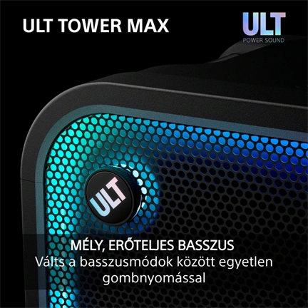 Sony SRS-ULT3000 ULT TOWER MAX Bt partyhangszóró, fekete