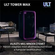 Sony SRS-ULT3000 ULT TOWER MAX Bt partyhangszóró, fekete