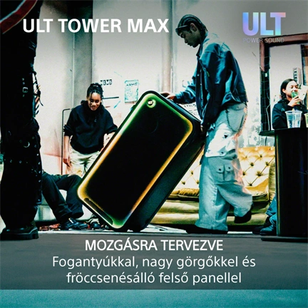 Sony SRS-ULT3000 ULT TOWER MAX Bt partyhangszóró, fekete