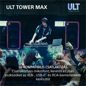 Sony SRS-ULT3000 ULT TOWER MAX Bt partyhangszóró, fekete