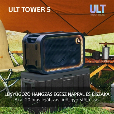 Sony SRS-ULT500 ULT TOWER 5 Bt partyhangszóró, fekete