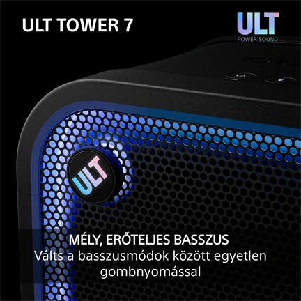 Sony SRS-ULT700 ULT TOWER 7 Bt partyhangszóró, fekete