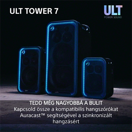 Sony SRS-ULT700 ULT TOWER 7 Bt partyhangszóró, fekete