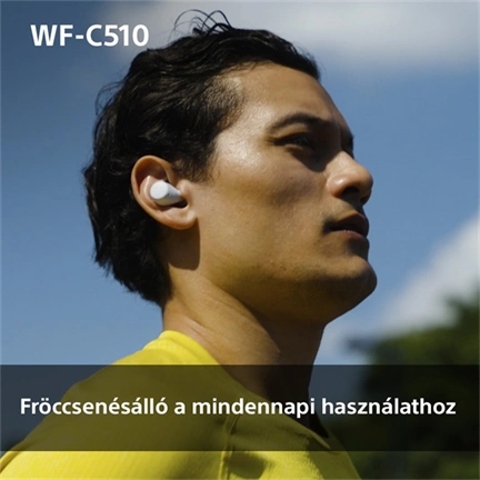 Sony WF-C510 fülhallgató - vezeték nélküli, fehér