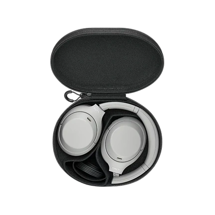 Sony WH-1000XM4C Prémium vezeték nélküli, zajszűrős fejhallgató, ezüst