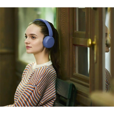 Sony WH-CH530L Bluetooth fejhallgató, kék
