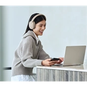 Sony WH-CH730NC zajszűrős bluetooth fejhallgató, beige