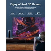 VENTION HDMI/M,  (8K,fekete), 10m, kábel
